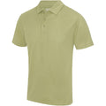 Desert Sand - Front - AWDis Just Cool Mens Plain Sports Polo Shirt