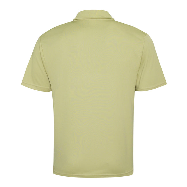 Desert Sand - Back - AWDis Just Cool Mens Plain Sports Polo Shirt