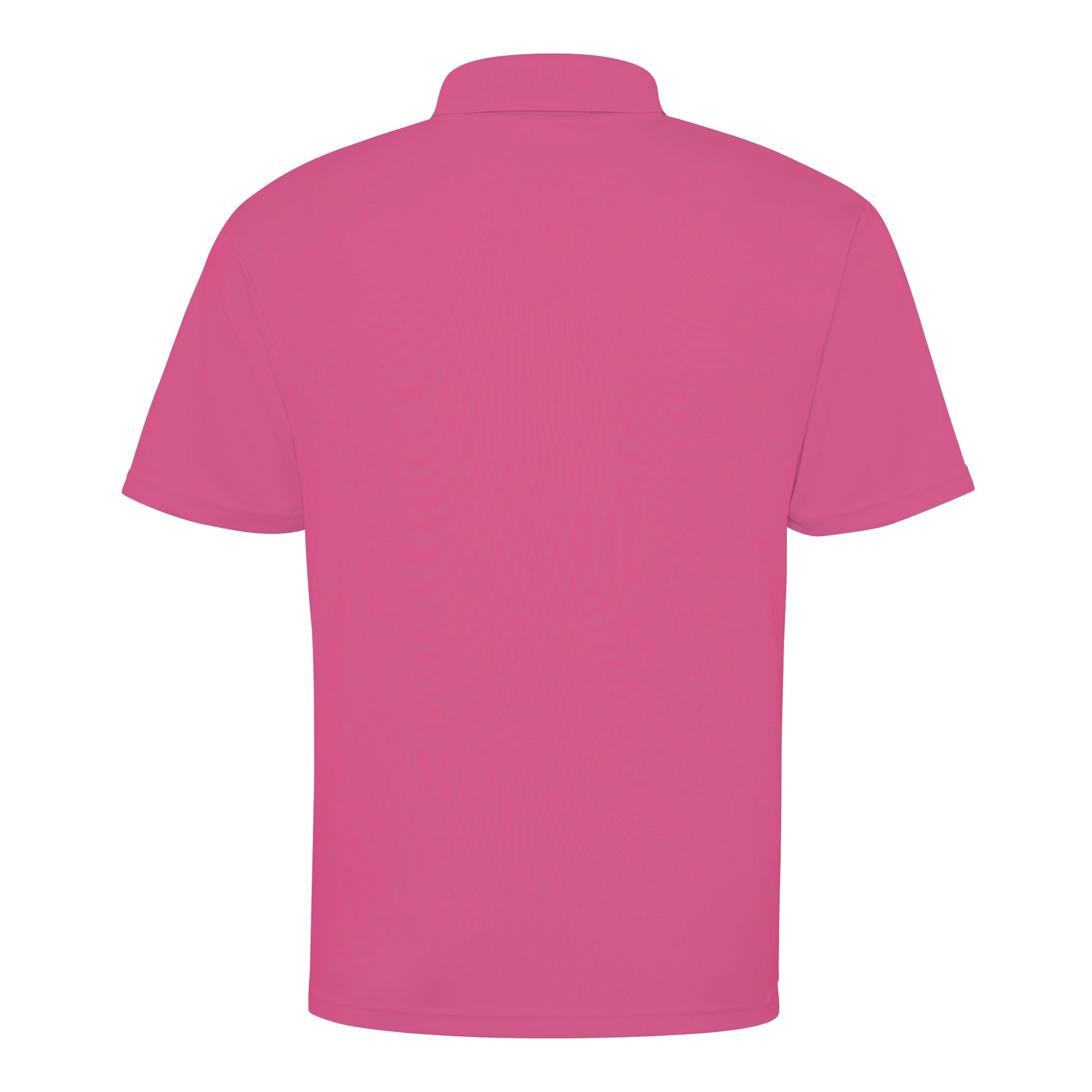 Hot Pink - Back - AWDis Just Cool Mens Plain Sports Polo Shirt
