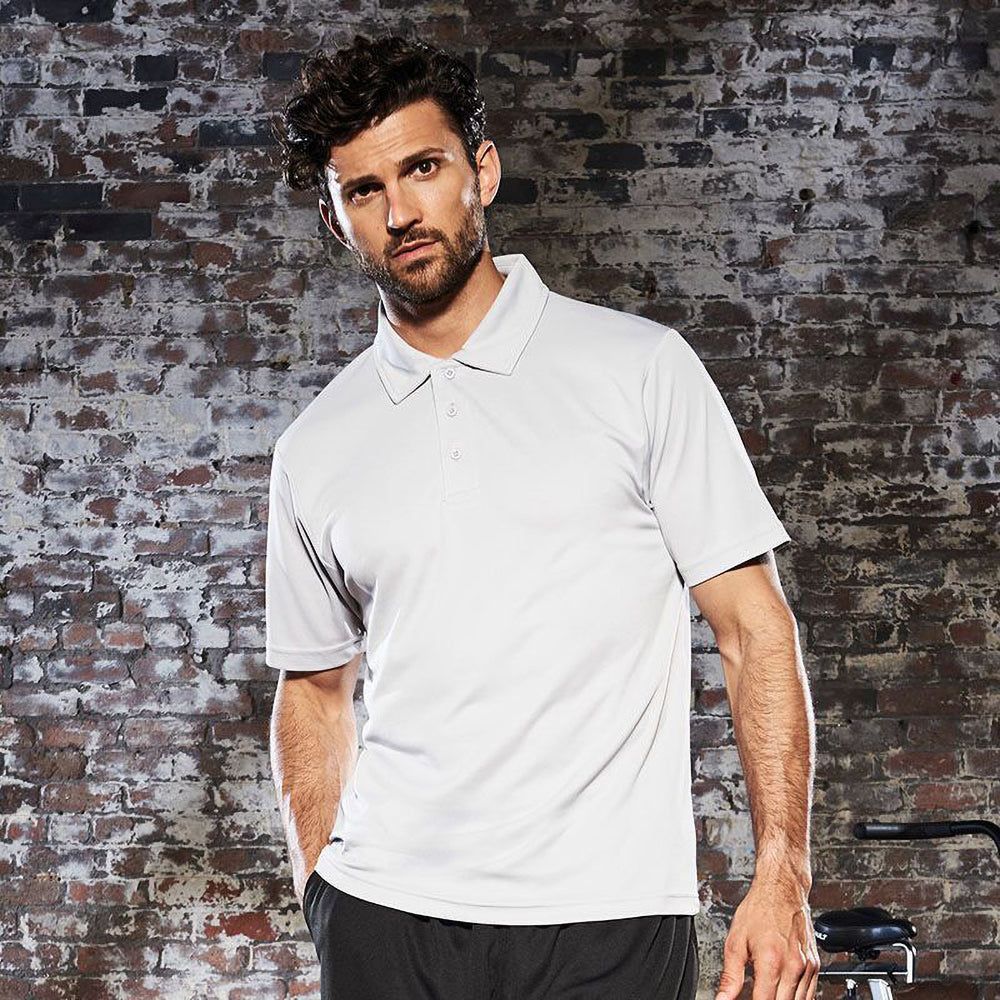 Arctic White - Lifestyle - AWDis Just Cool Mens Plain Sports Polo Shirt