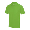 Lime Green - Front - AWDis Just Cool Mens Plain Sports Polo Shirt