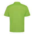 Lime Green - Back - AWDis Just Cool Mens Plain Sports Polo Shirt