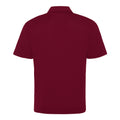 Burgundy - Back - AWDis Just Cool Mens Plain Sports Polo Shirt