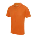Orange Crush - Back - AWDis Just Cool Mens Plain Sports Polo Shirt