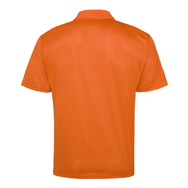 Orange Crush - Side - AWDis Just Cool Mens Plain Sports Polo Shirt