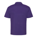 Purple - Back - AWDis Just Cool Mens Plain Sports Polo Shirt