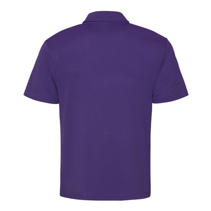Kelly Green - Side - AWDis Just Cool Mens Plain Sports Polo Shirt