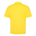 Sun Yellow - Back - AWDis Just Cool Mens Plain Sports Polo Shirt