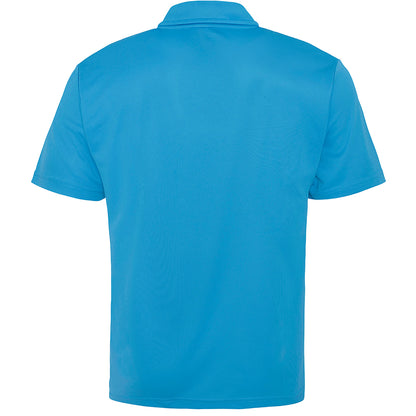 Royal Blue - Close up - AWDis Just Cool Mens Plain Sports Polo Shirt