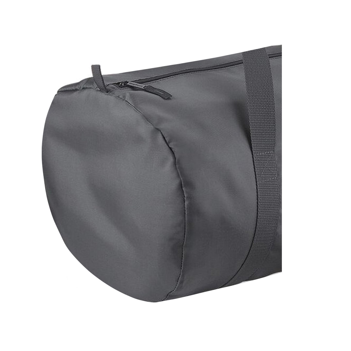 Graphite Grey- Graphite Grey - Back - BagBase Packaway Barrel Bag - Duffle Water Resistant Travel Bag (32 Litres) (Pack of 2)