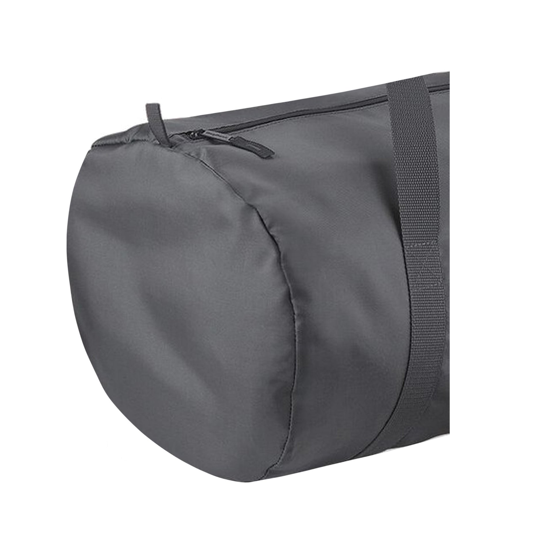 Graphite Grey- Graphite Grey - Back - BagBase Packaway Barrel Bag - Duffle Water Resistant Travel Bag (32 Litres) (Pack of 2)