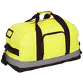 Yellow - Front - Yoko Hi-Vis Seattle Holdall-Duffle Bag (Pack of 2)