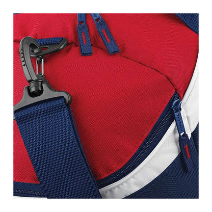 French Navy- Classic Red- White - Back - BagBase Teamwear Sport Holdall - Duffle Bag (54 Litres) (Pack of 2)