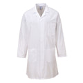White - Front - Portwest Standard Workwear Lab Coat (Medical Health) (Pack of 2)