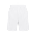 Arctic White - Back - Just Cool Mens Sports Shorts