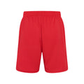 Fire Red - Back - Just Cool Mens Sports Shorts