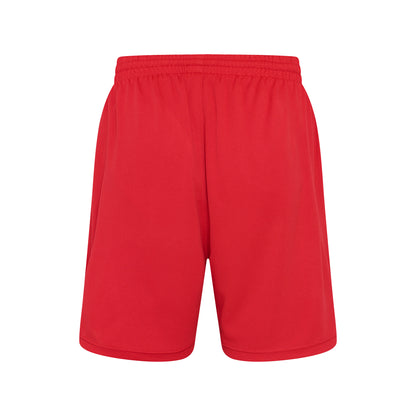Fire Red - Back - Just Cool Mens Sports Shorts