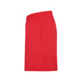 Fire Red - Side - Just Cool Mens Sports Shorts