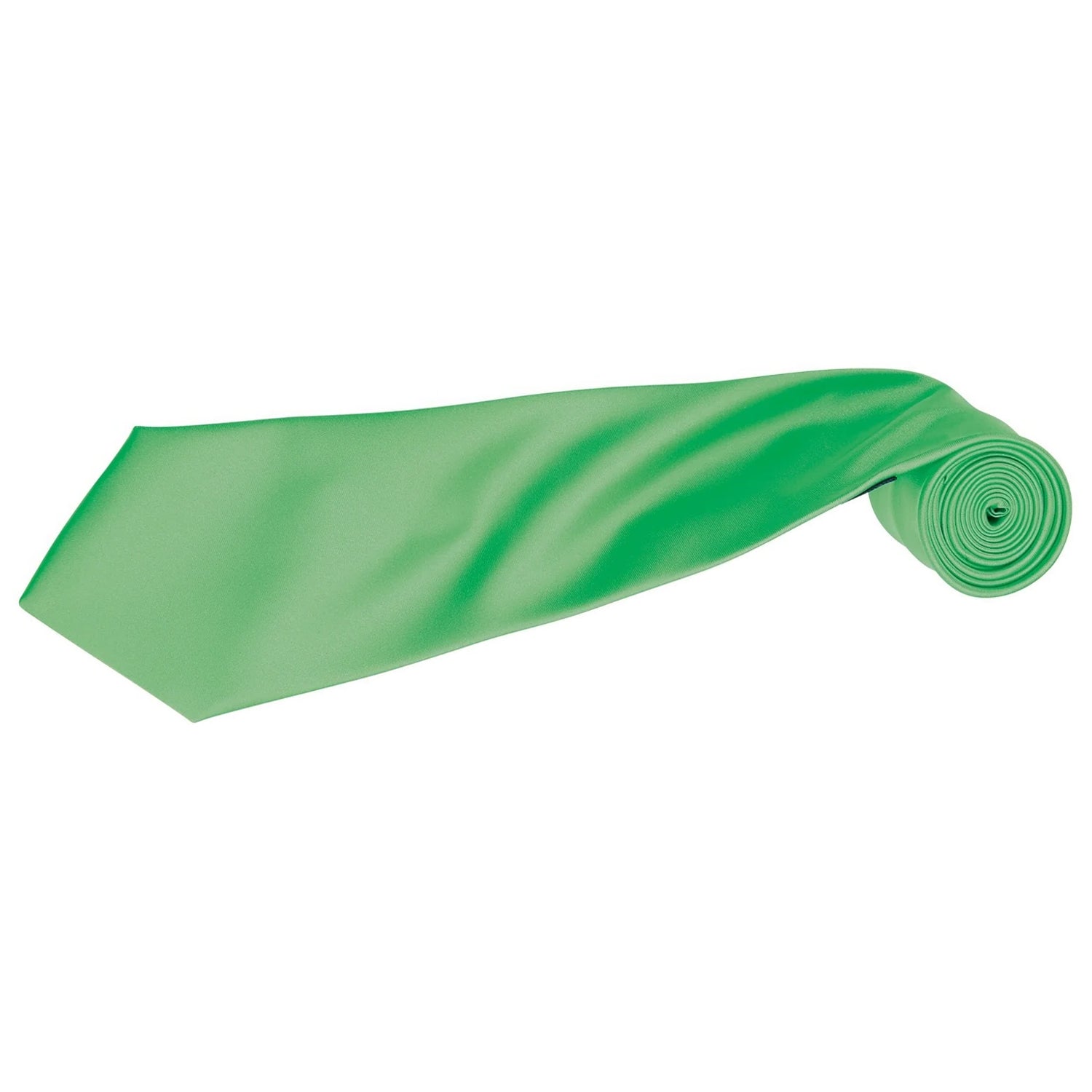 Apple - Back - Premier Mens Plain Satin Tie (Narrow Blade) (Pack of 2)