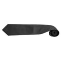 Black - Back - Premier Mens “Colours” Plain Fashion - Business Tie (Pack of 2)