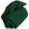 Bottle Green - Front - Premier Tie - Mens Plain Workwear Clip On Tie (Pack of 2)