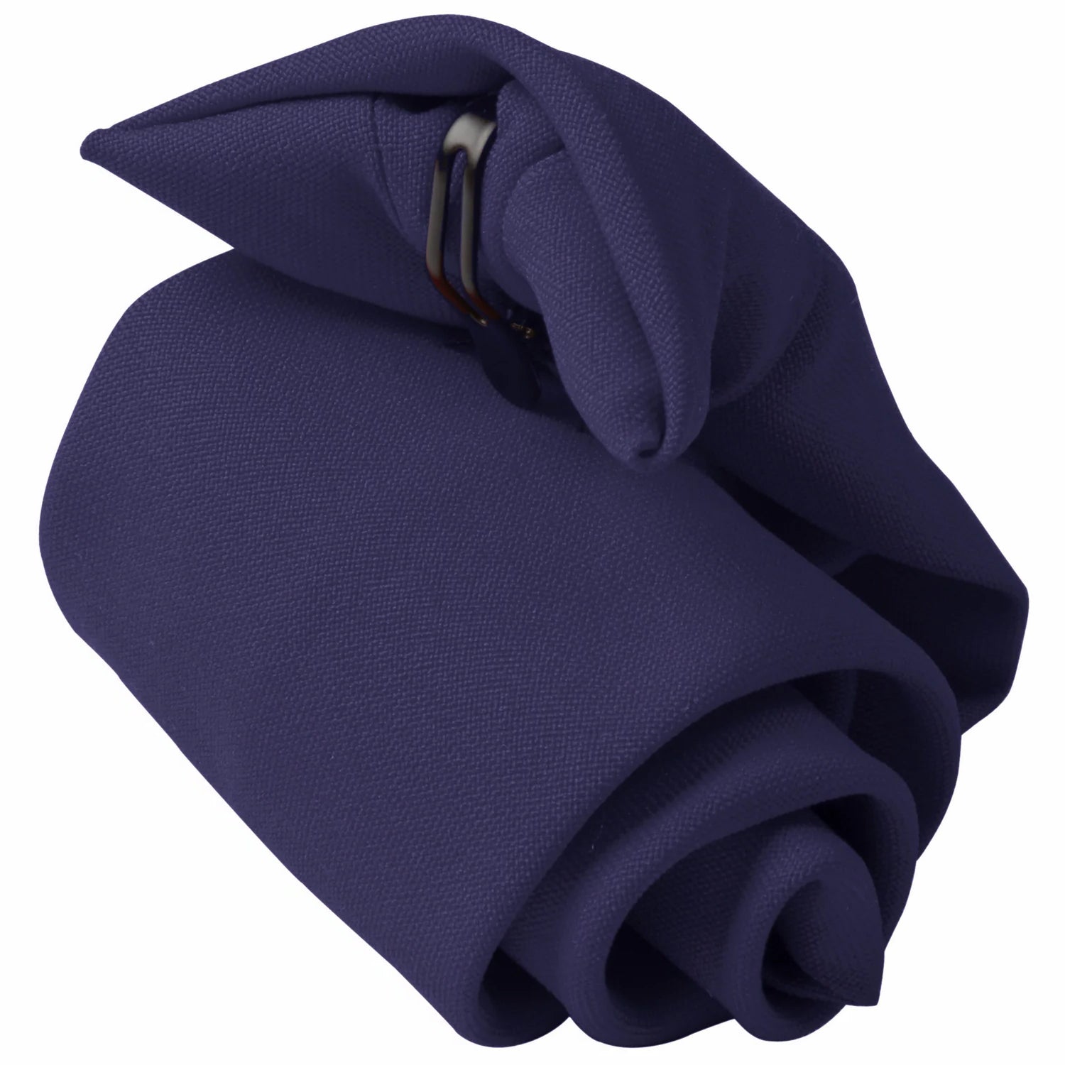 Navy - Back - Premier Tie - Mens Plain Workwear Clip On Tie (Pack of 2)