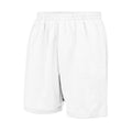 Arctic White - Front - Just Cool Mens Sports Shorts