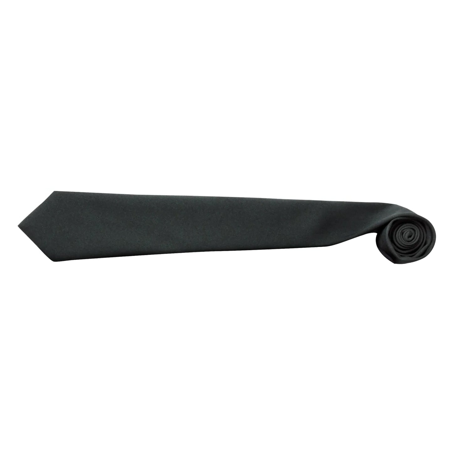Black - Back - Premier Tie - Men Plain Work Tie (Pack of 2)