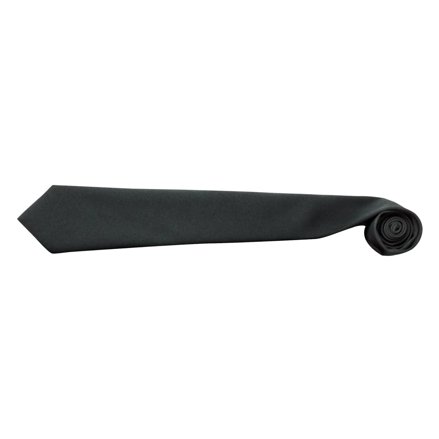 Black - Back - Premier Tie - Men Plain Work Tie (Pack of 2)