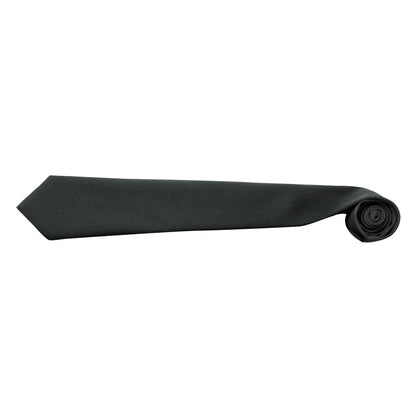 Black - Back - Premier Tie - Men Plain Work Tie (Pack of 2)