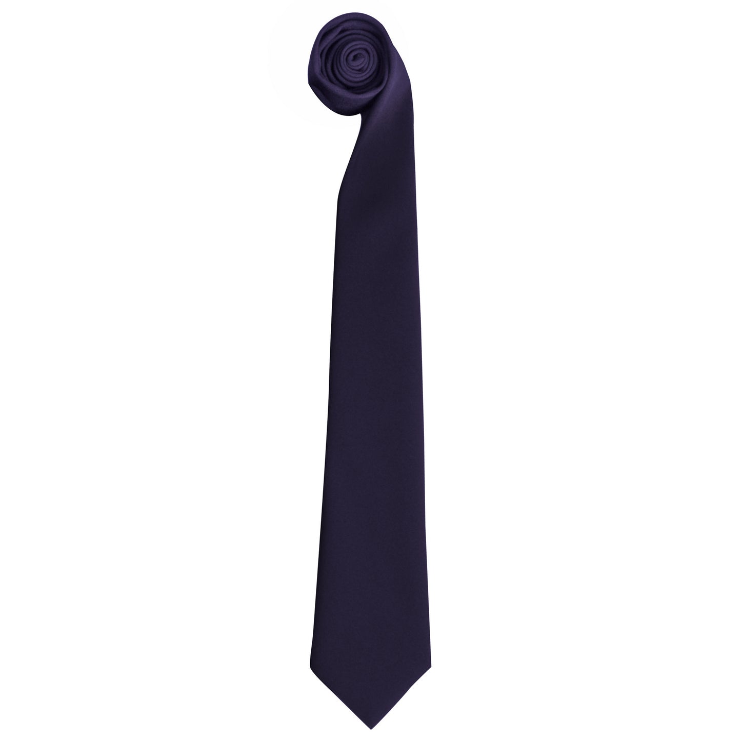 Navy - Front - Premier Tie - Men Plain Work Tie (Pack of 2)