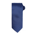 Royal - Front - Premier Mens Puppy Tooth Formal Work Tie (Pack of 2)