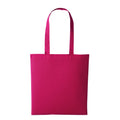 Hot Pink - Front - Nutshell Plain Strong Shoulder Shopper Bag (Pack of 2)