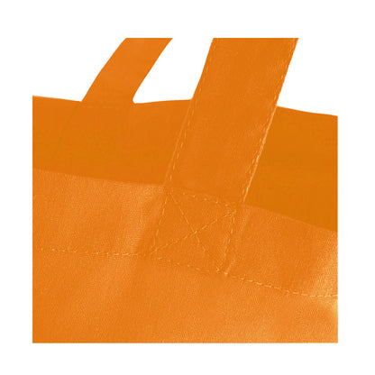 Orange - Back - Westford Mill Short Handle Bag For Life (Pack of 2)