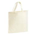 Natural - Front - Westford Mill Short Handle Bag For Life (Pack of 2)