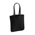 Black - Front - Westford Mill EarthAware Organic Cotton Spring Tote Bag (Pack of 2)