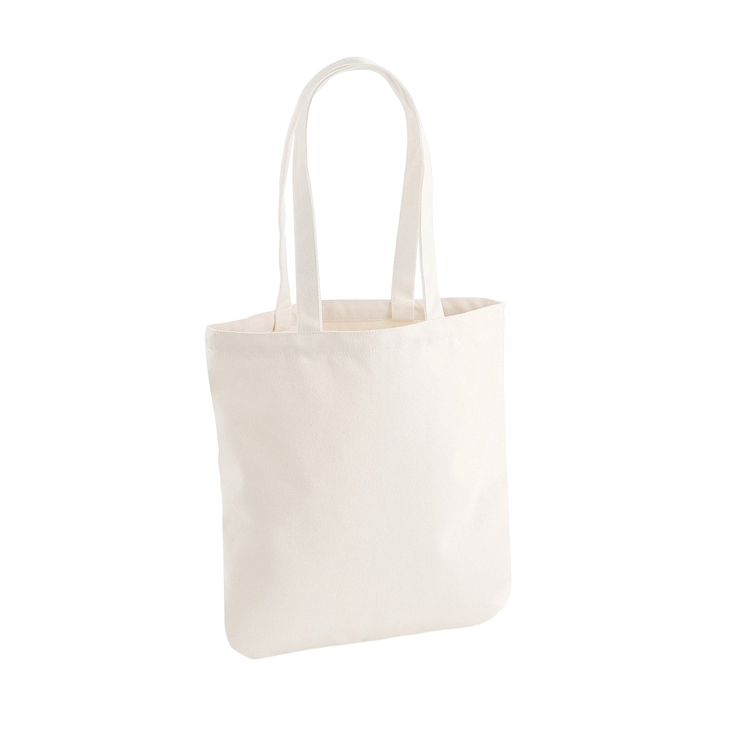 Natural - Front - Westford Mill EarthAware Organic Cotton Spring Tote Bag (Pack of 2)