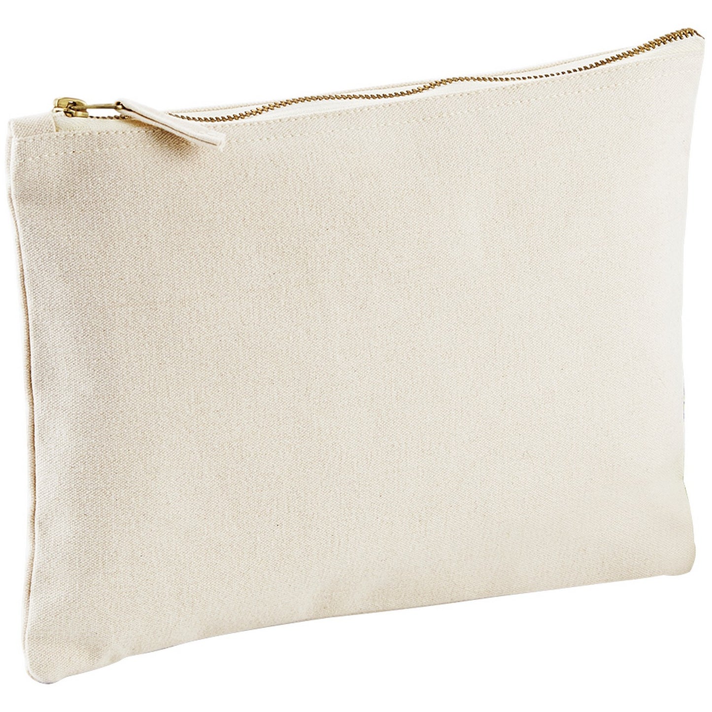Natural - Front - Westford Mill Canvas Accessory Case (Pack of 2)