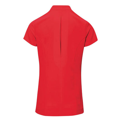 Strawberry Red - Back - Premier Ladies-Womens *Blossom* Tunic - Health Beauty & Spa - Workwear (Pack of 2)