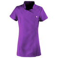 Purple - Front - Premier Ladies-Womens *Blossom* Tunic - Health Beauty & Spa - Workwear (Pack of 2)