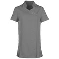 Dark Grey - Front - Premier Womens-Ladies *Orchid* Tunic - Health Beauty & Spa - Workwear (Pack of 2)