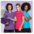 Turquoise - Back - Premier Womens-Ladies *Orchid* Tunic - Health Beauty & Spa - Workwear (Pack of 2)