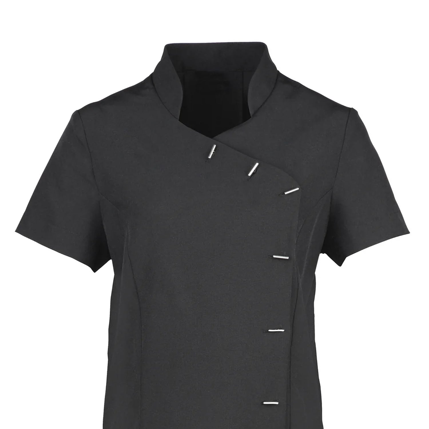 Black - Back - Premier Womens-Ladies *Orchid* Tunic - Health Beauty & Spa - Workwear (Pack of 2)