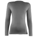 Heather Grey - Back - Rhino Womens-Ladies Sports Baselayer Long Sleeve (Pack of 2)