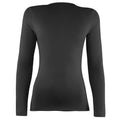 Black - Back - Rhino Womens-Ladies Sports Baselayer Long Sleeve (Pack of 2)