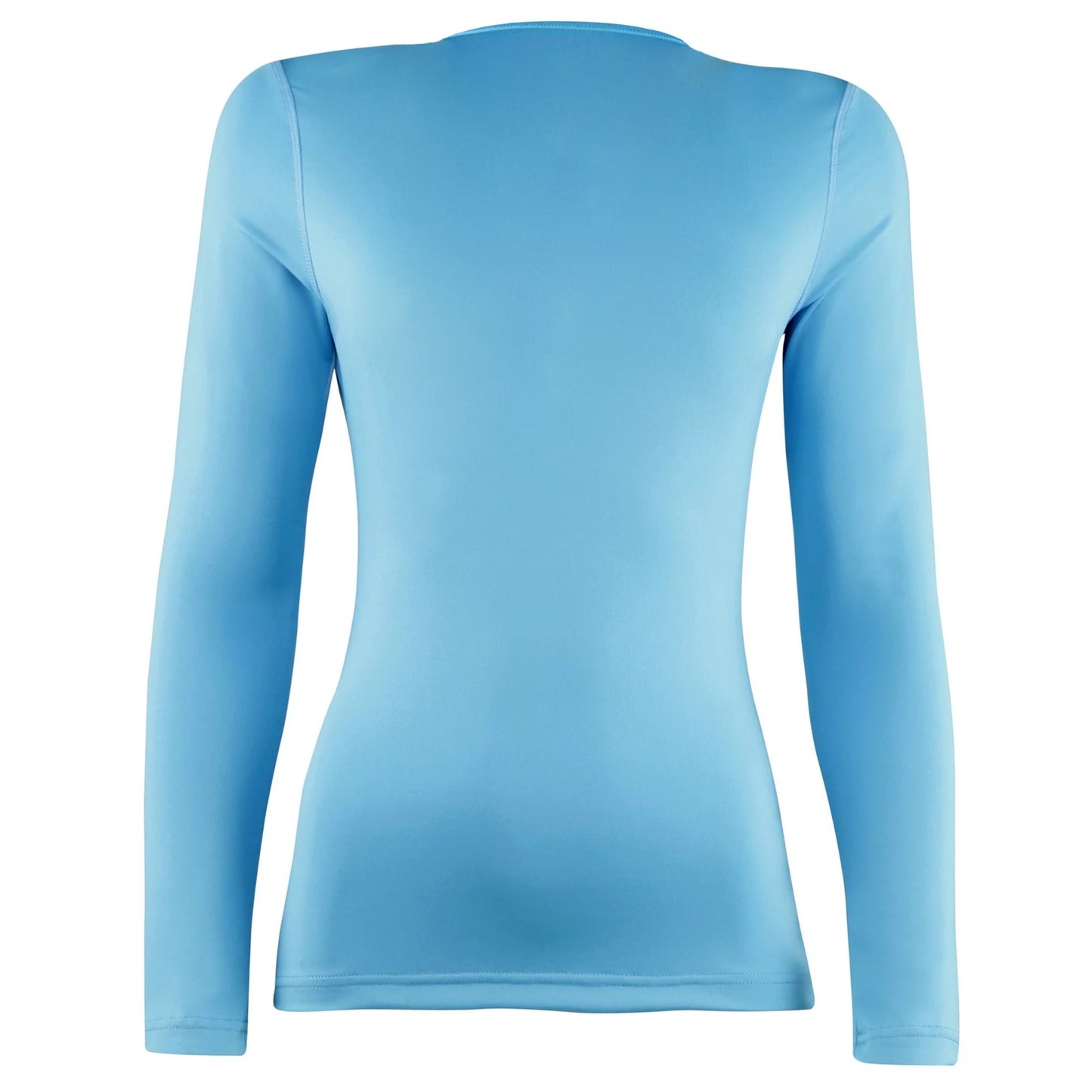 Light Blue - Back - Rhino Womens-Ladies Sports Baselayer Long Sleeve (Pack of 2)