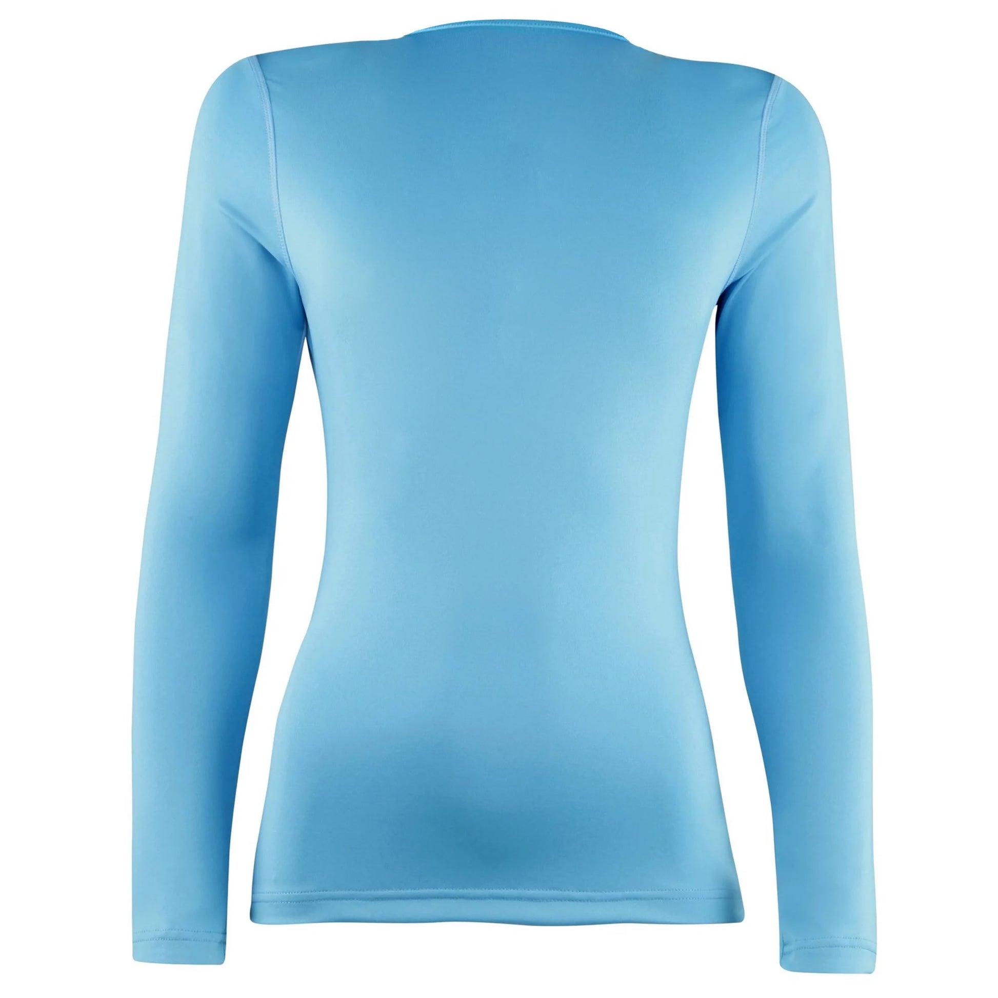Light Blue - Back - Rhino Womens-Ladies Sports Baselayer Long Sleeve (Pack of 2)