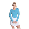 Light Blue - Side - Rhino Womens-Ladies Sports Baselayer Long Sleeve (Pack of 2)