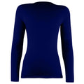 Navy - Back - Rhino Womens-Ladies Sports Baselayer Long Sleeve (Pack of 2)