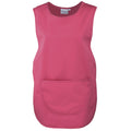 Fuchsia - Front - Premier Ladies-Womens Pocket Tabard - Workwear (Pack of 2)